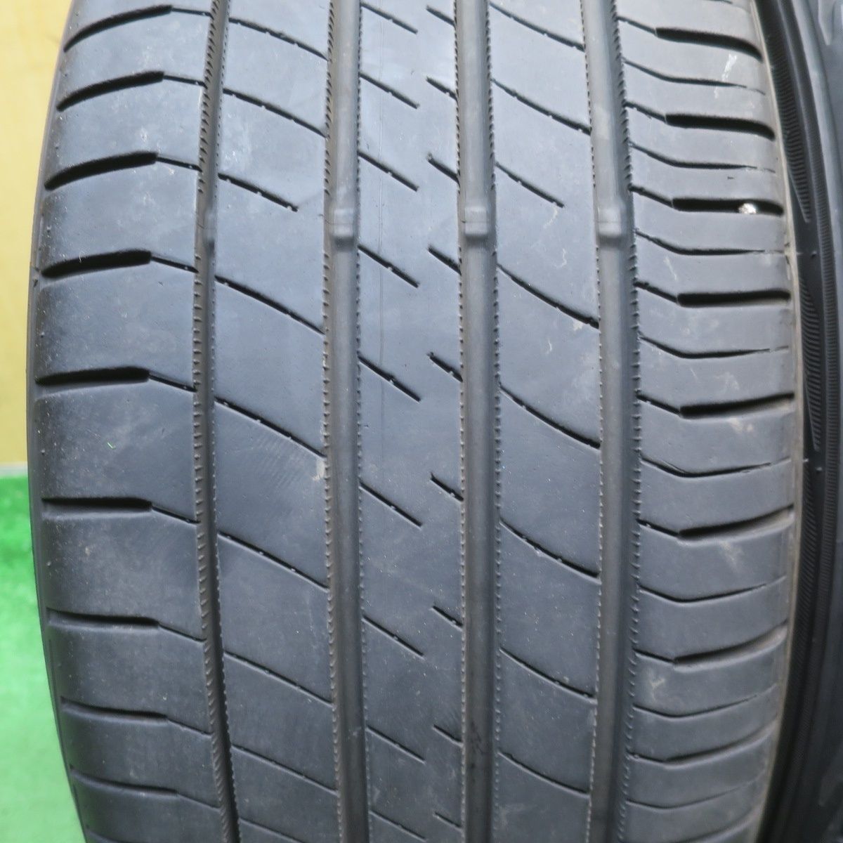バリ溝！9分◎プリウス 等 215/45R17 ダンロップ LE MANS V MANARAY 