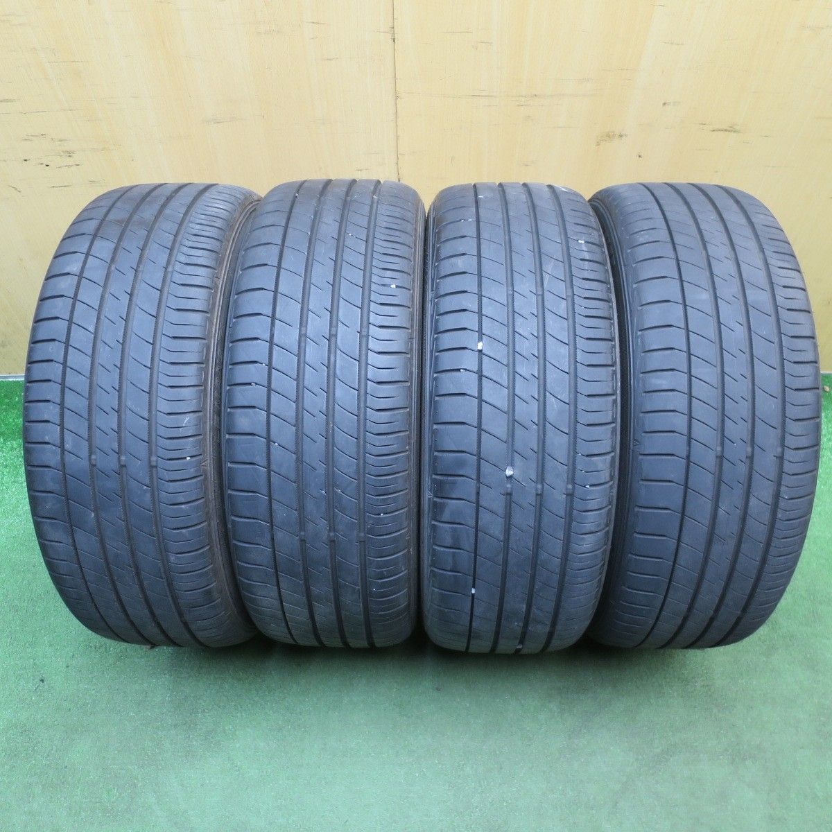 バリ溝！9分◎プリウス 等 215/45R17 ダンロップ LE MANS V MANARAY 