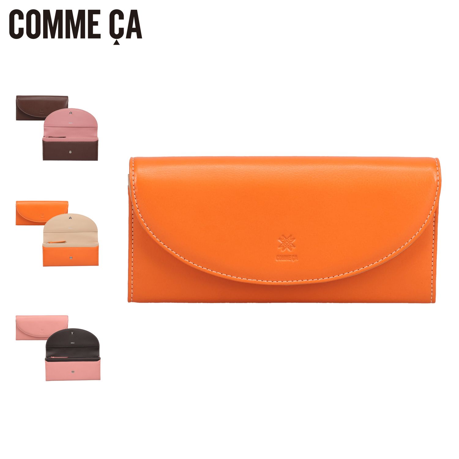 t.k.818さま♡ コムサ COMME CA 長財布 レディース 本革 マカロン 74699 - メルカリ