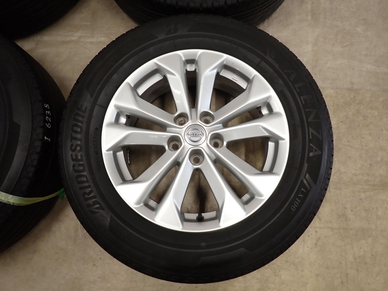 夏4本SET 会社宛 送料無料 225/65R17×7J 102H ブリヂストン ALENZA