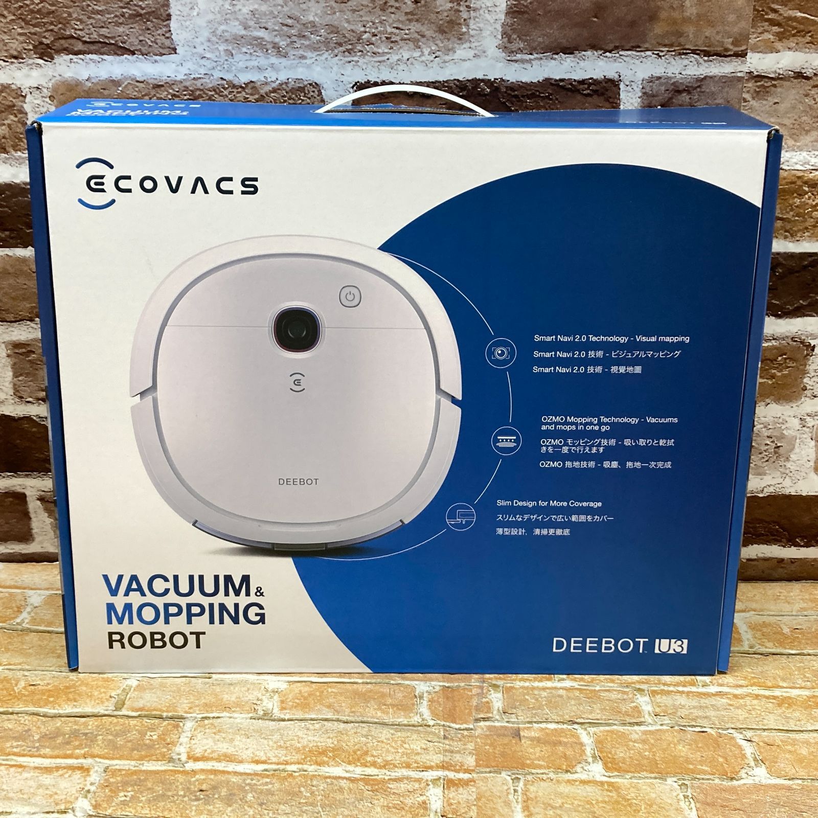ECOVACS エコバックス DEEBOT U3 ロボット掃除機 DK4G USED現状品 YMO7
