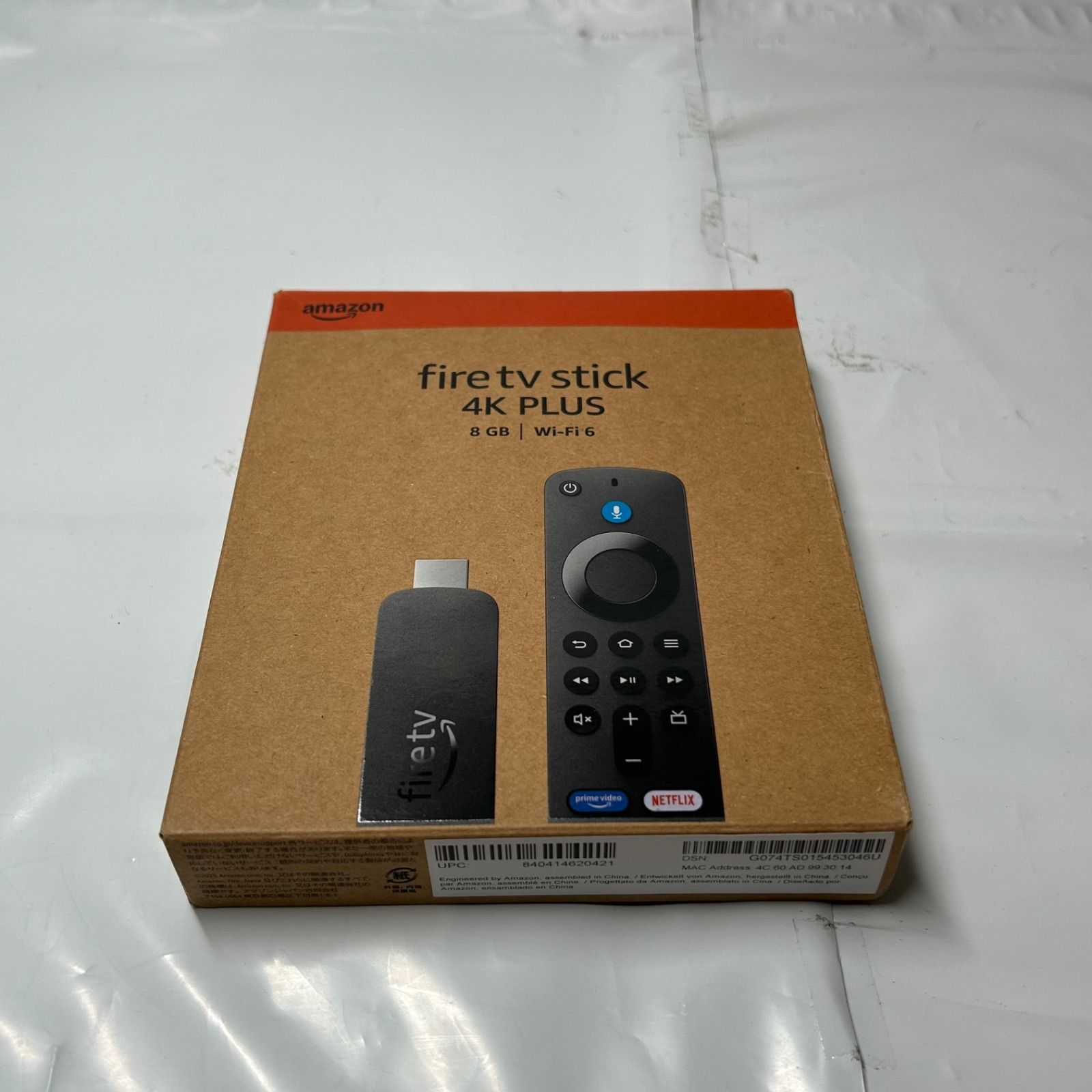 ナ> 中古品 Amazon Fire TV Stick 4K Plus 映画館のような4K体験 8GB 