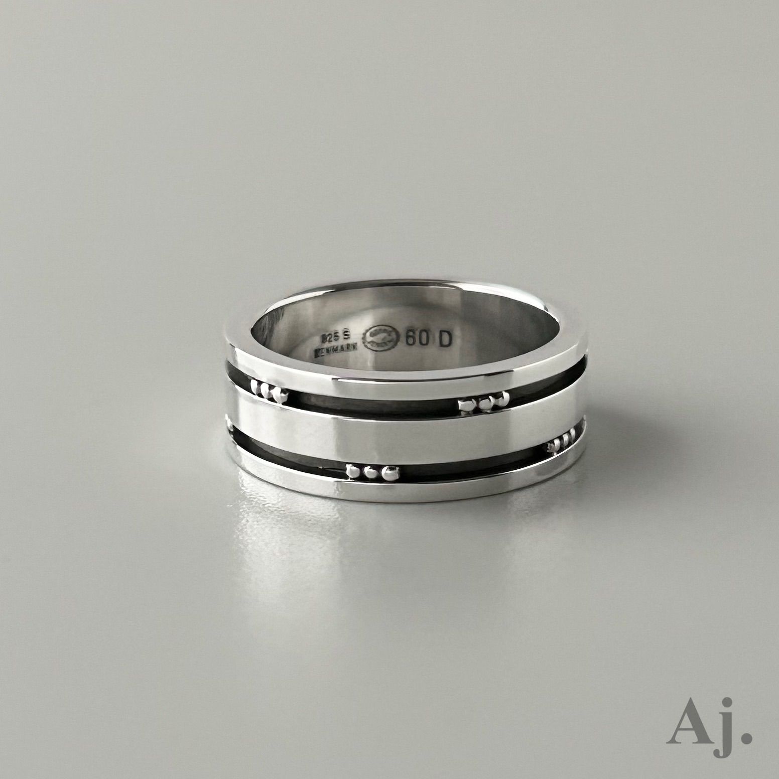 ジョージジェンセン リング 指輪 60D AG925 約12号 Georg Jensen