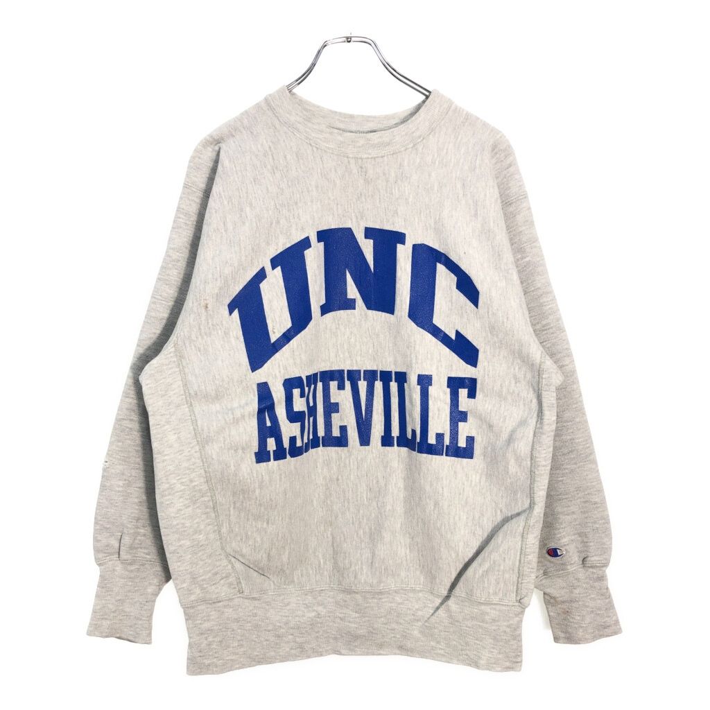90年代 USA製 Champion チャンピオン REVERSE WEAVE リバースウィーブ スウェット カレッジ グレー(メンズ X-LARGE) 古着 V6773