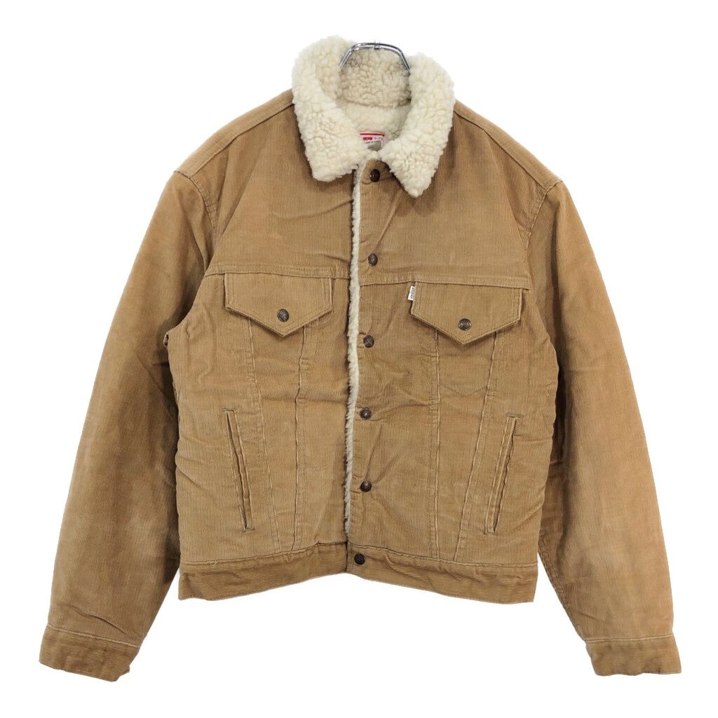 80年代 USA製 Levi's リーバイス コーデュロイ 70608 ジャケット ブラウン(メンズ 42)中古 古着 V6809