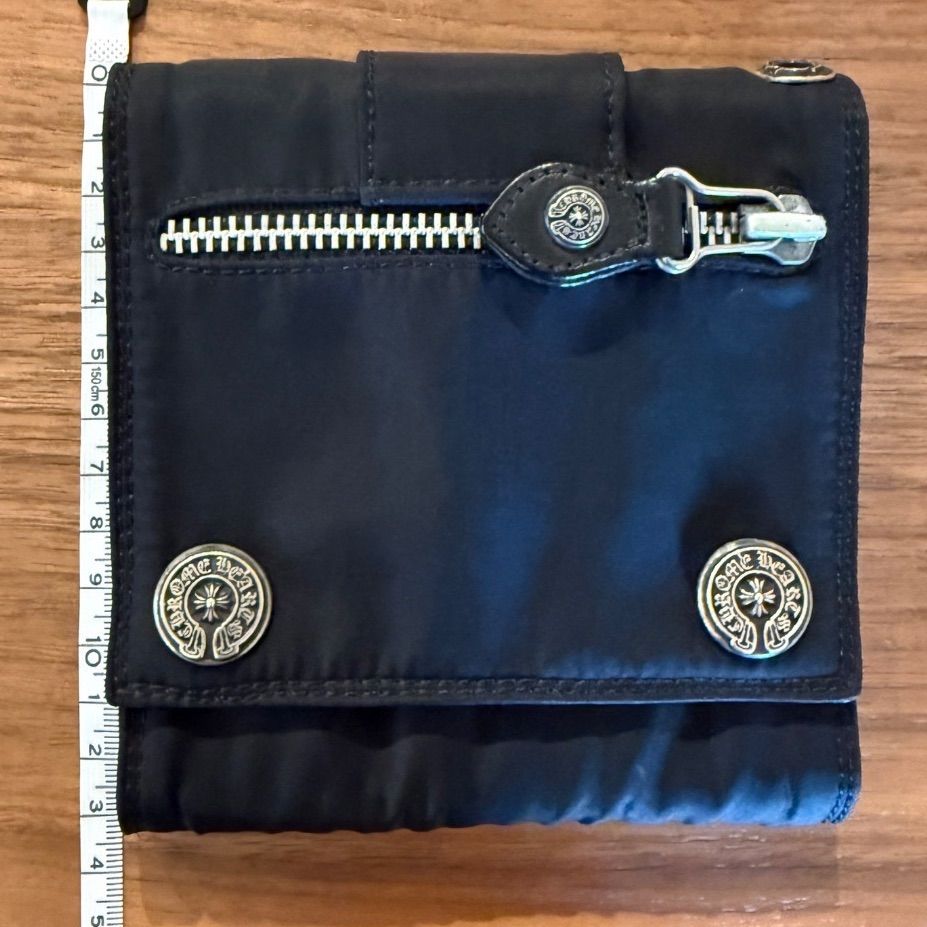 デッドストック】CHROME HEARTS ナイロン×レザー ウォレット 三つ折り