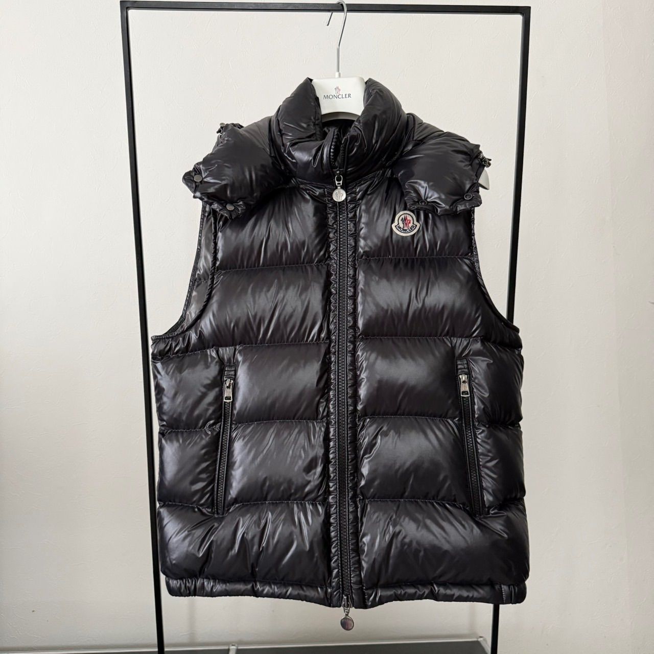 モンクレール☆MONCLER☆ブラック☆ベスト☆BORMS☆ダウンベスト