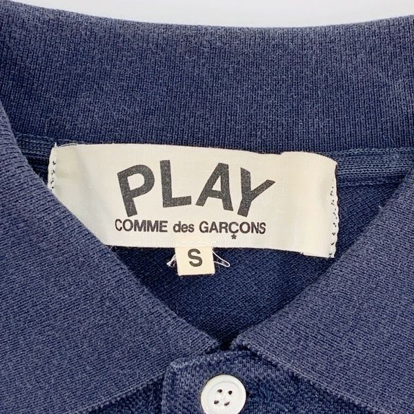 COMME des GARCONS コムデギャルソン ポロシャツ ハートロゴ PLAY