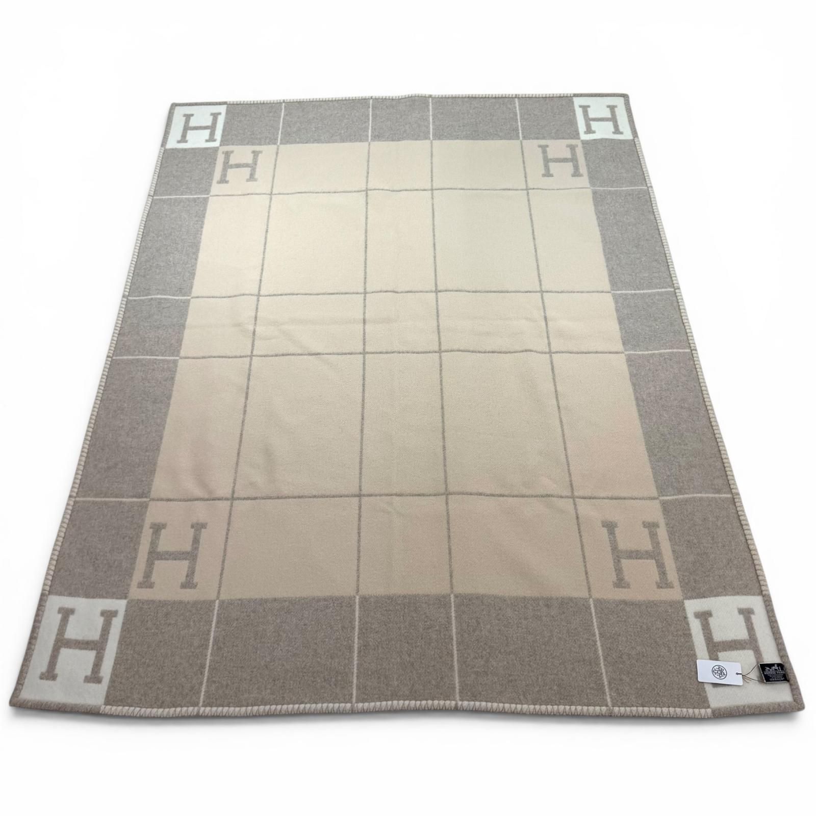 未使用品☆エルメス プレード アヴァロンIII ウール カシミヤ混 COCO