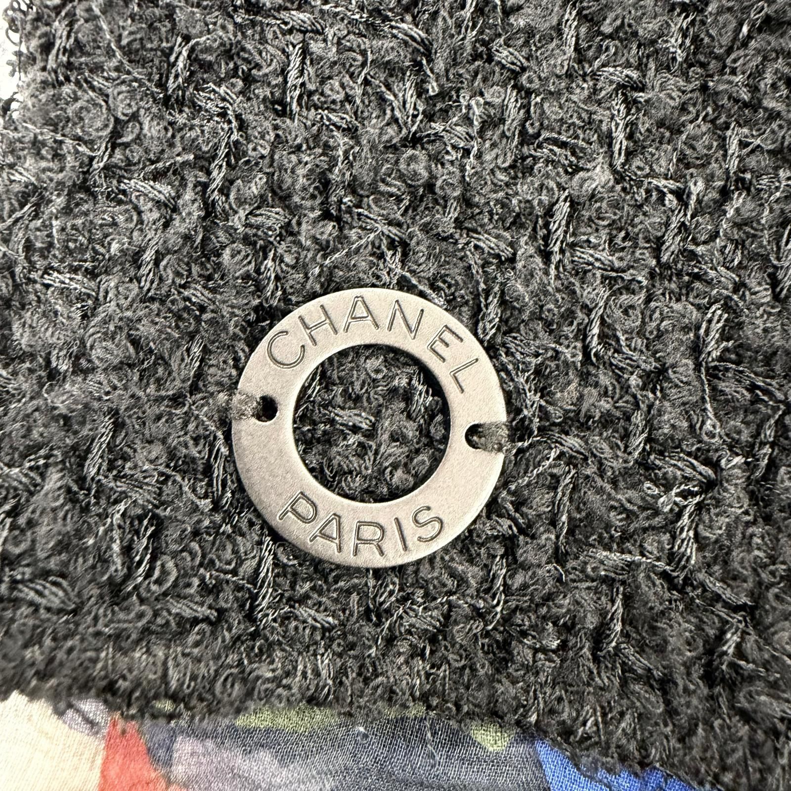 美品☆CHANEL シャネル ヴィンテージ 00T P15632 シルク使い ココ