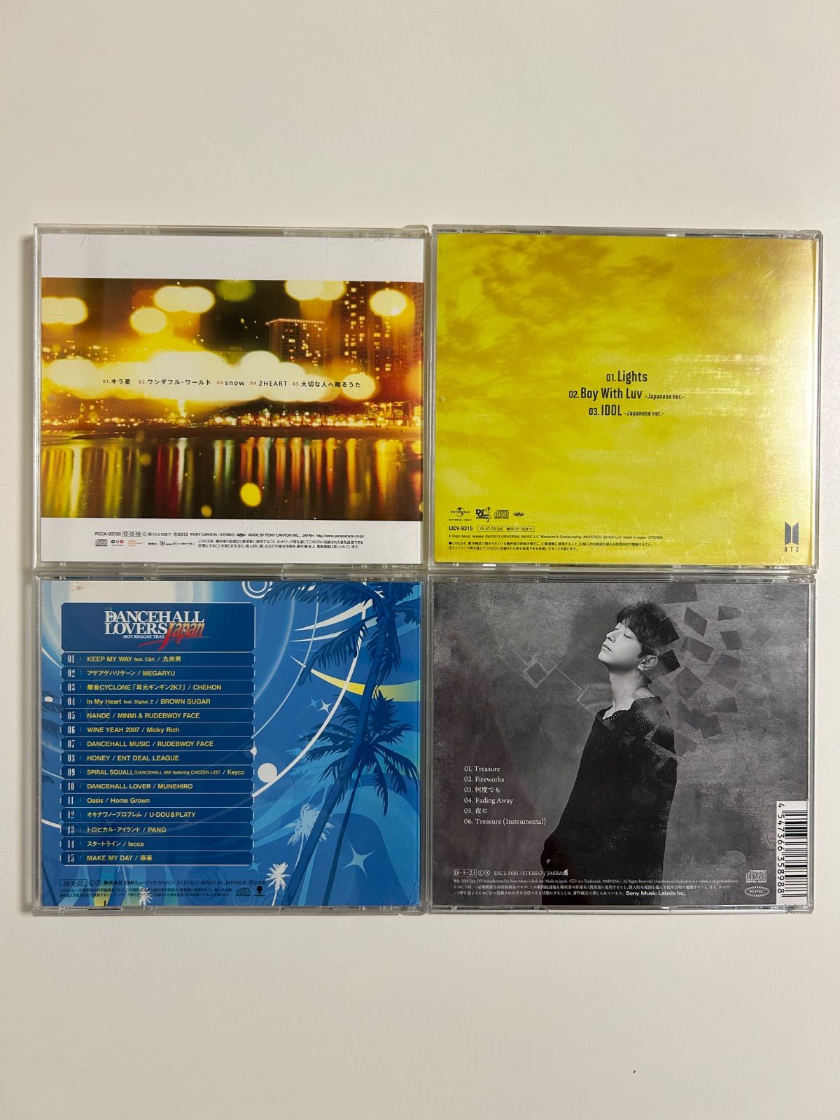 直筆サイン入りHi-Fi CAMP / Love For All含む音楽CD 4枚セットBTS