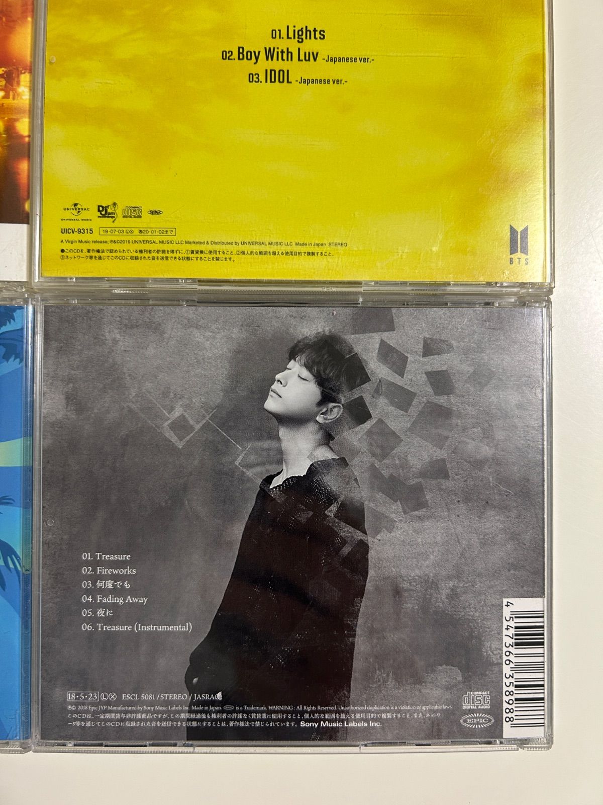 直筆サイン入りHi-Fi CAMP / Love For All含む音楽CD 4枚セットBTS