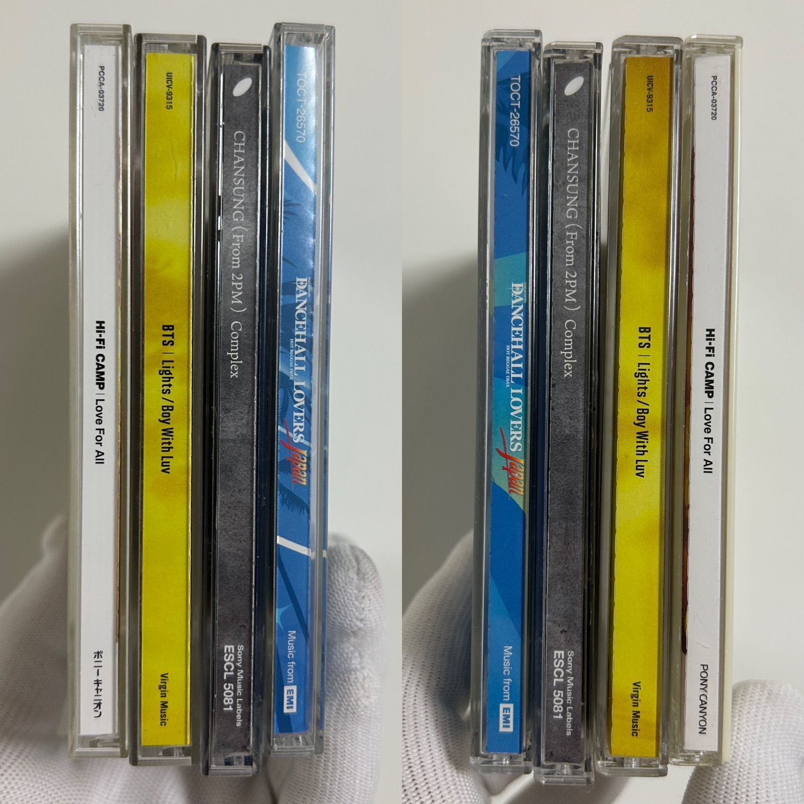 直筆サイン入りHi-Fi CAMP / Love For All含む音楽CD 4枚セットBTS