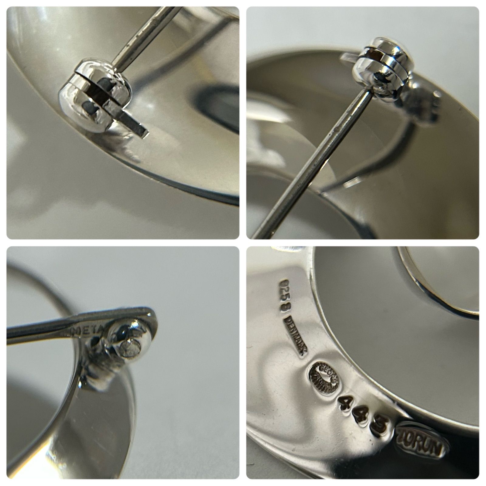 ジョージジェンセン ブローチ 443 メビウス TORUN AG925 Georg Jensen