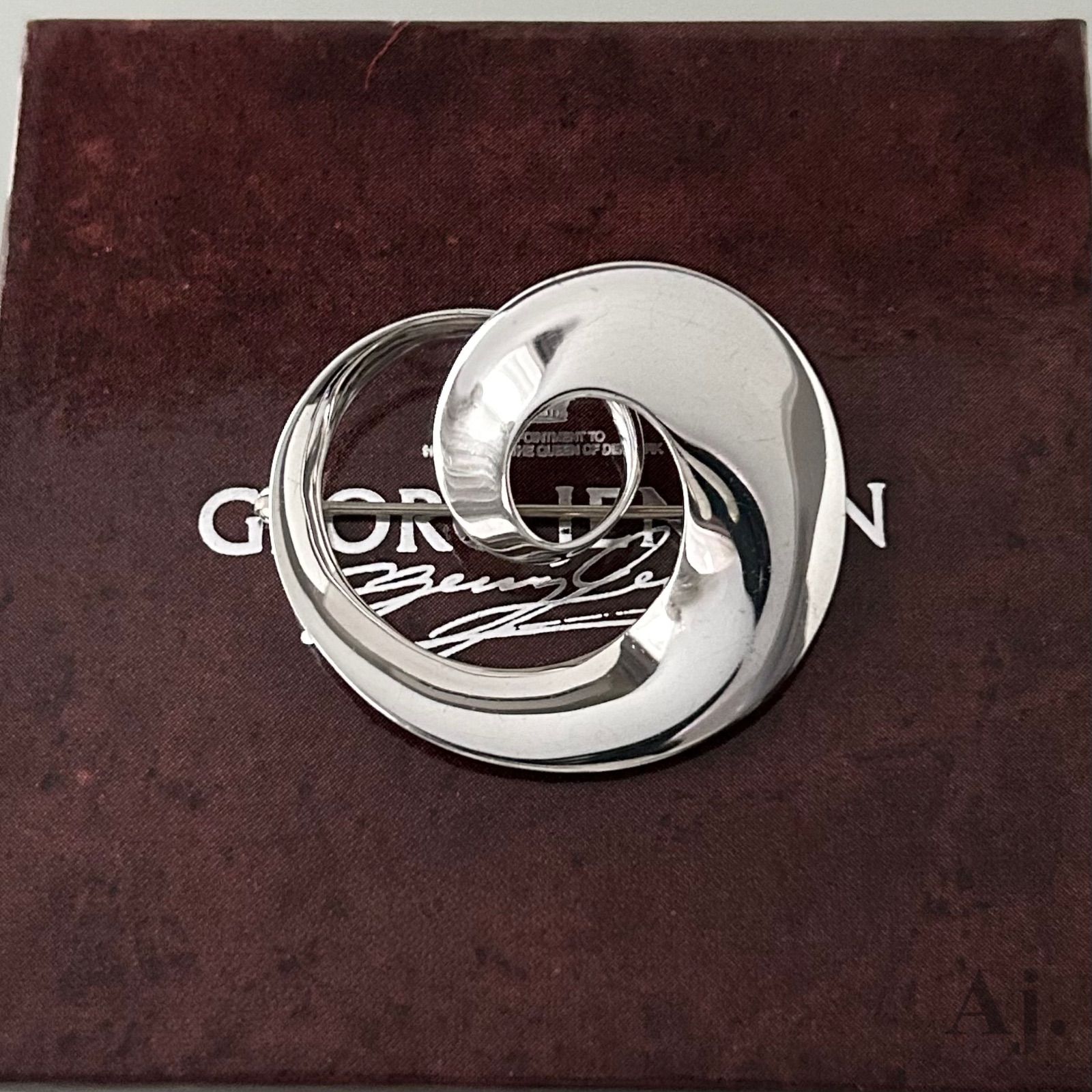 ジョージジェンセン ブローチ メビウス ブローチ TORUN ジョージジェンセン ブローチ 443 メビウス TORUN AG925 Georg Jensen