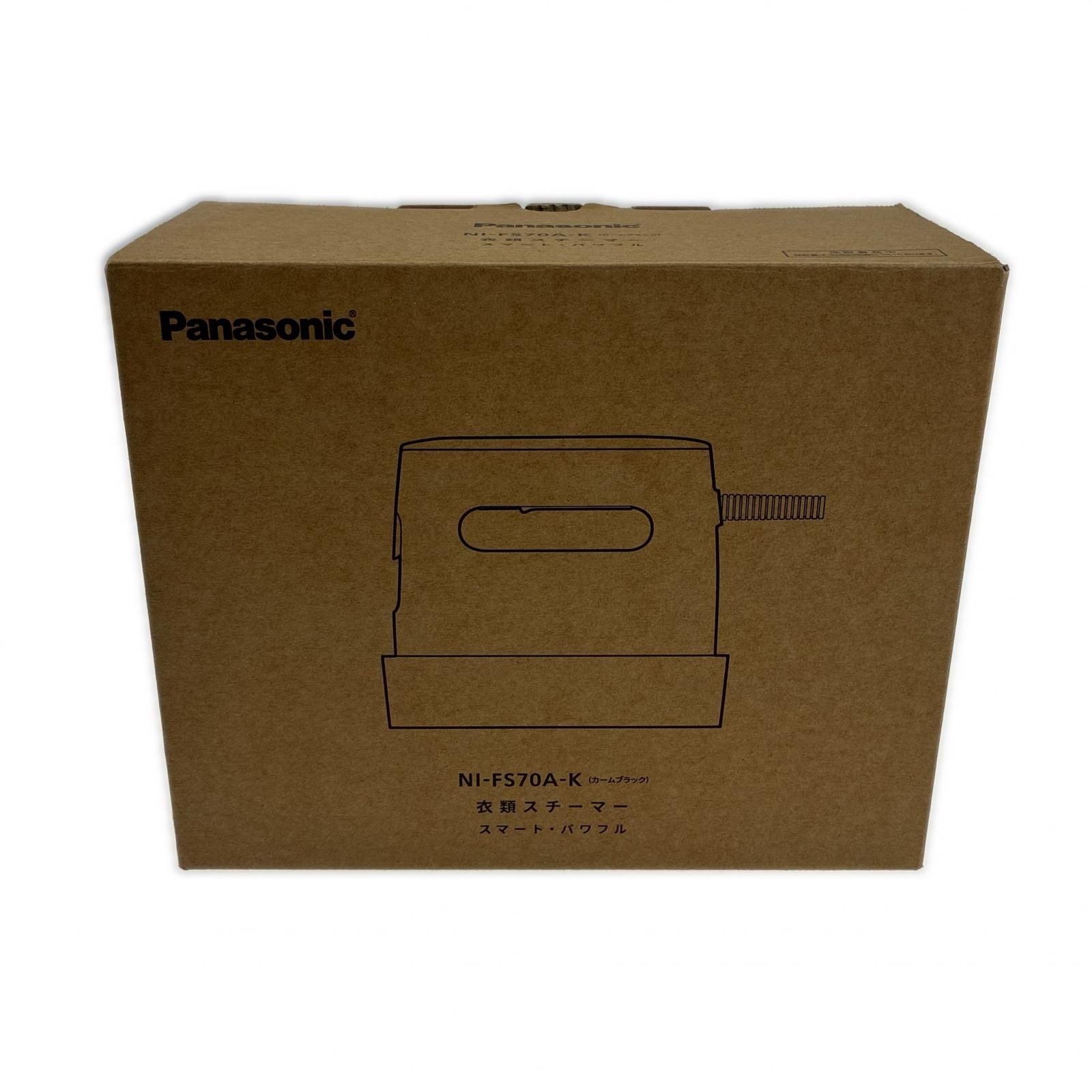 Panasonic パナソニック 衣類スチーマー アイロン　2025年製 NI-FS70A-K