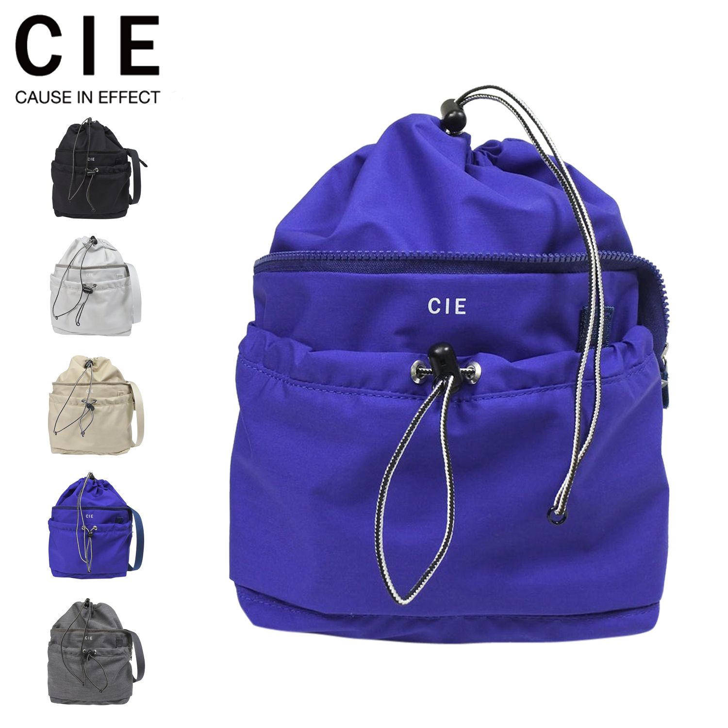 CIE シー ショルダーバッグ ミニ メンズ レディース 斜めがけ TENDER MINI SHOULDER ライトグレー 042501 8,954円