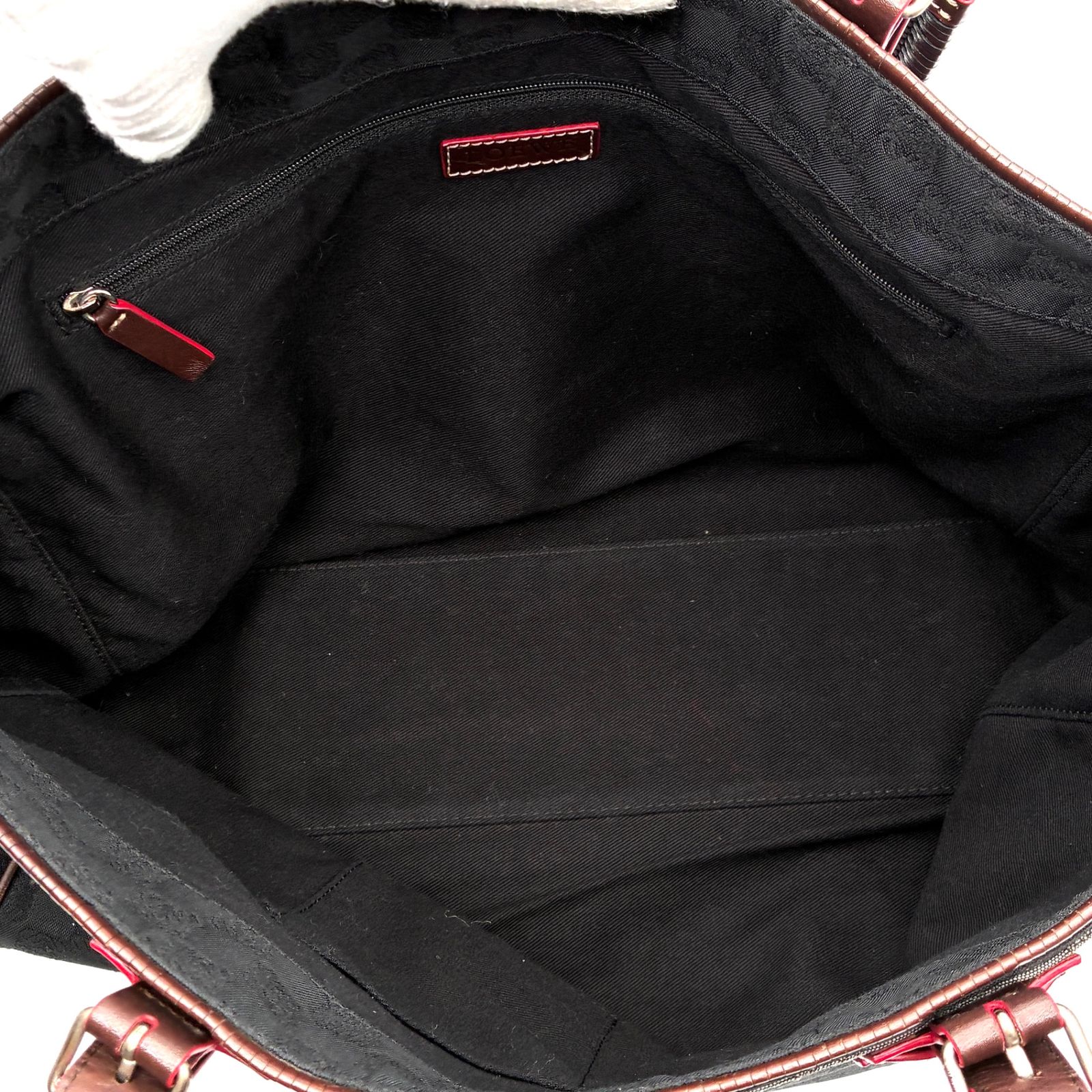 美品 ロエベ LOEWE トートバッグ 肩掛け リピートアナグラム 総柄 A4