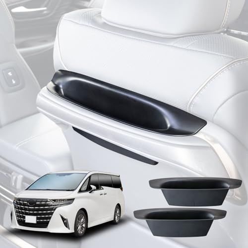 セイワ(SEIWA) 車種専用品 トヨタ アルファード ヴェルファイア (40系) 専用 シートバックハンドルトレイ 収納ポケット ゴミ箱 IMP412 【左右 2個セット】【 シリコンパッド付属】 傷やカタカタ音にも安心 専用設計でピッタリ 445cf9b5
