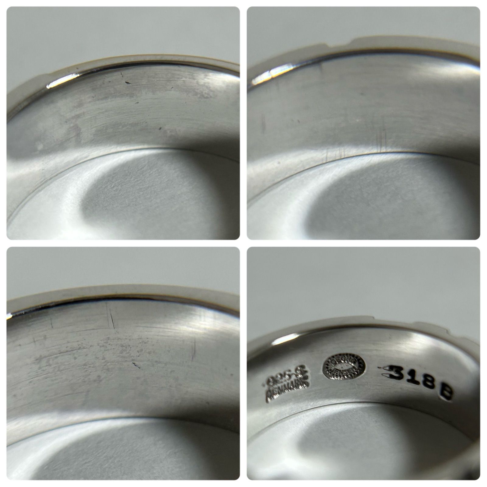 亭様 ジョージジェンセン 希少 リング 指輪 318B AG925 コンビ 約12.5