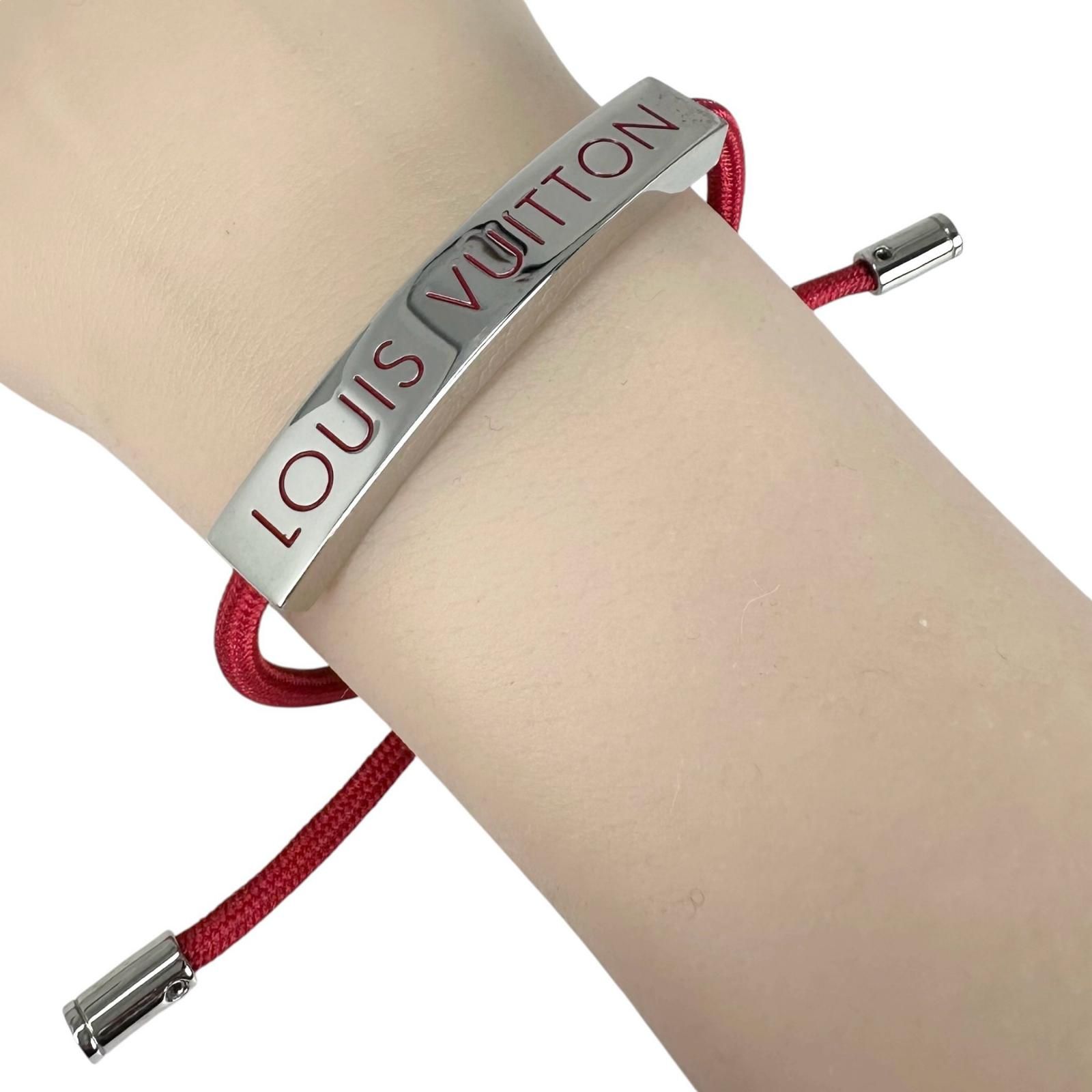 u*8様 ルイヴィトン M67418 ブラスレ LVスペース コード ブレスレッ LOUIS VUITTON ルイ・ヴィトン ブラスレ・LVスペース M67418