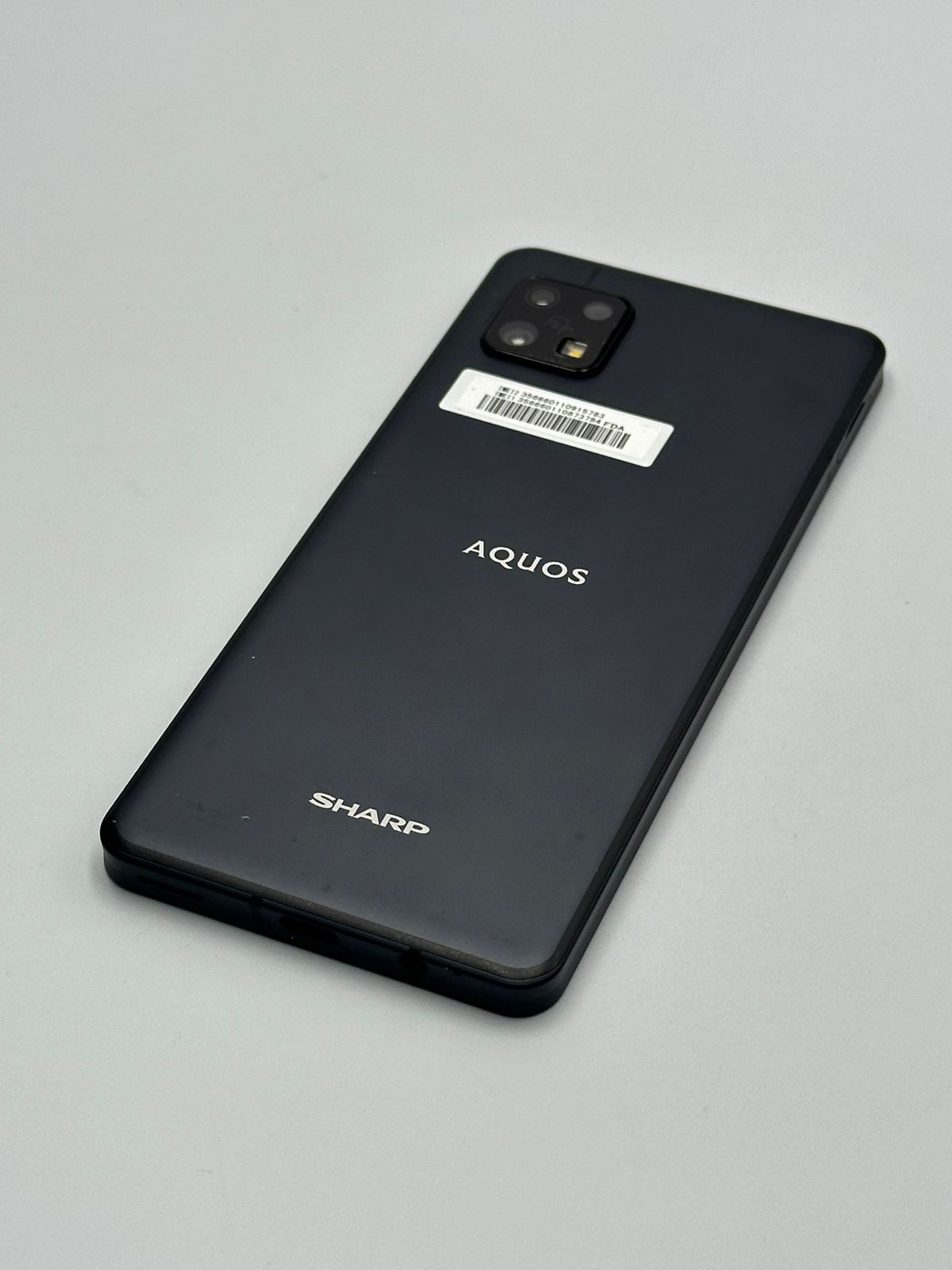 訳あり中古C】AQUOS sense6 SH-M19 64GB ブラック SIMフリー 白ロム