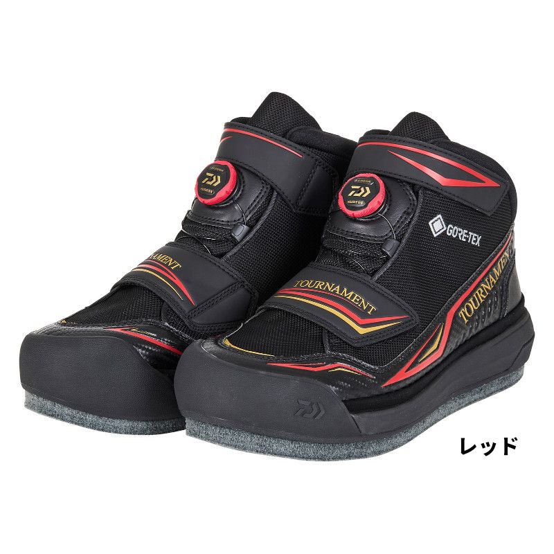 ダイワ フットウェア TM-2601G トーナメント GORE-TEX シューズ 25.0cm レッド