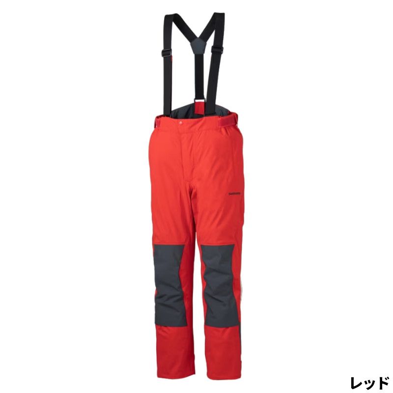 シマノ ウェア GTX-ST アングラーズシェル プロパンツ05 XL レッド RA-022Z