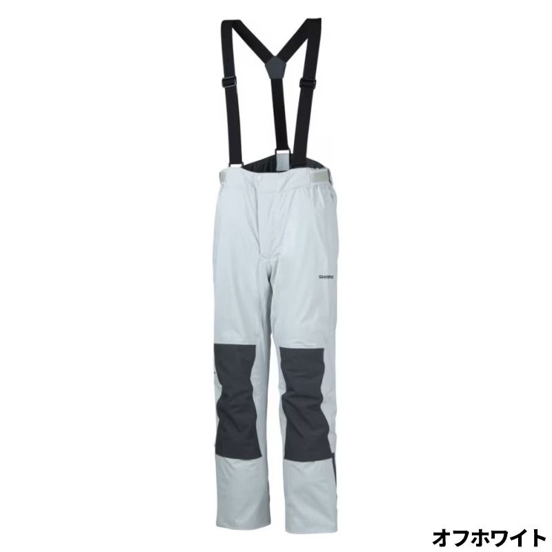 シマノ ウェア GTX-ST アングラーズシェル プロパンツ05 L オフホワイト RA-022Z