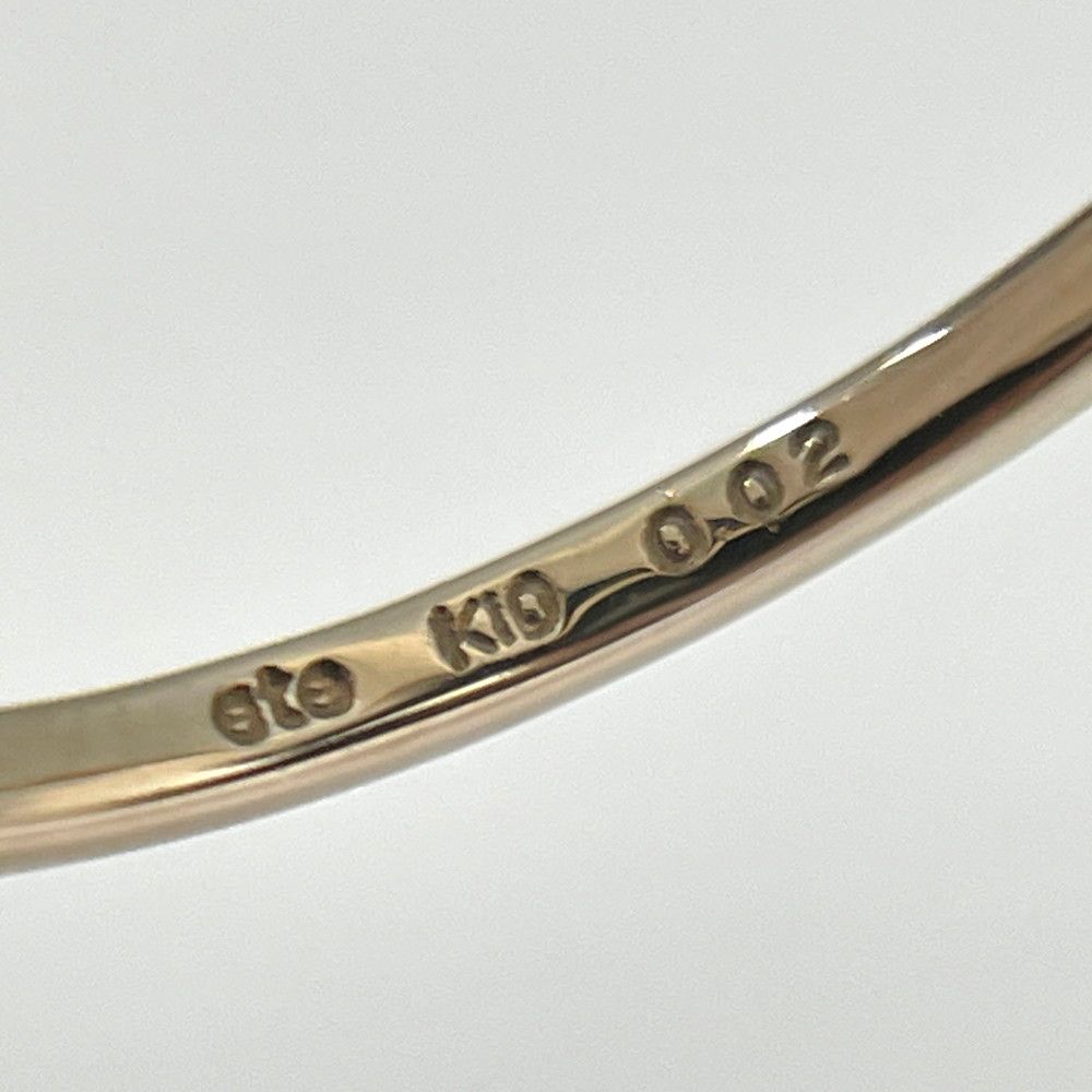 エテ ete ピンキーリング K10 10金 指輪 イエローゴールド - メルカリ