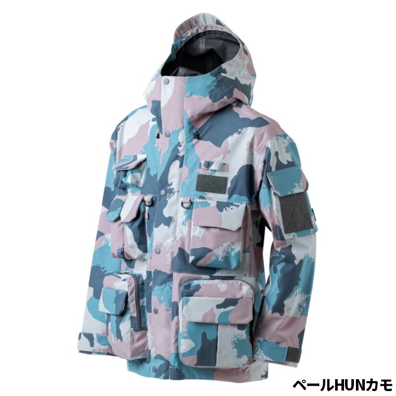シマノ ウェア ESレインジャケット 03 M ペールHUNカモ RA-023Z