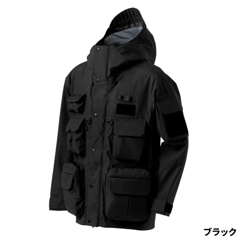 シマノ ウェア ESレインジャケット 03 M ブラック RA-023Z