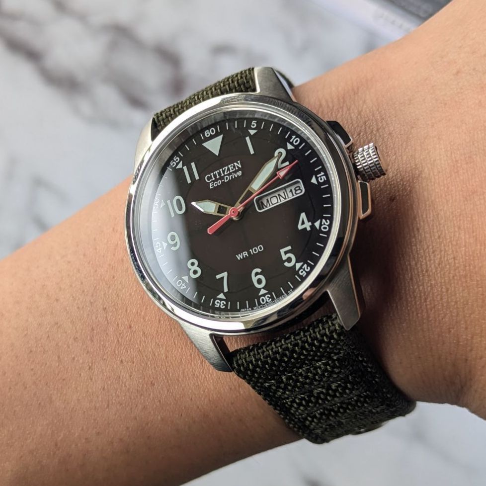 OH済 稼働品 CITIZEN シチズン エコドライブ BM8180-03E ソーラー 