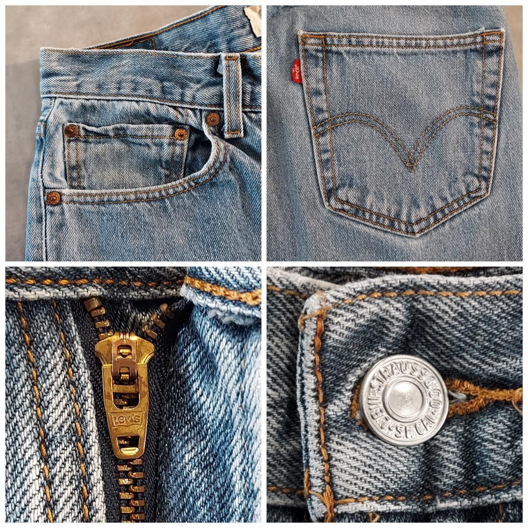 リーバイス550 Levis W33 ブルーデニム 00s 青 古着 14991 ユーズド
