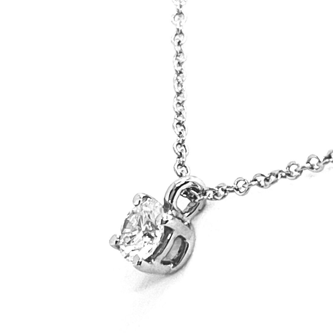 TIFFANY&Co. / ティファニー ソリティア ダイヤネックレス Pt950 0.25