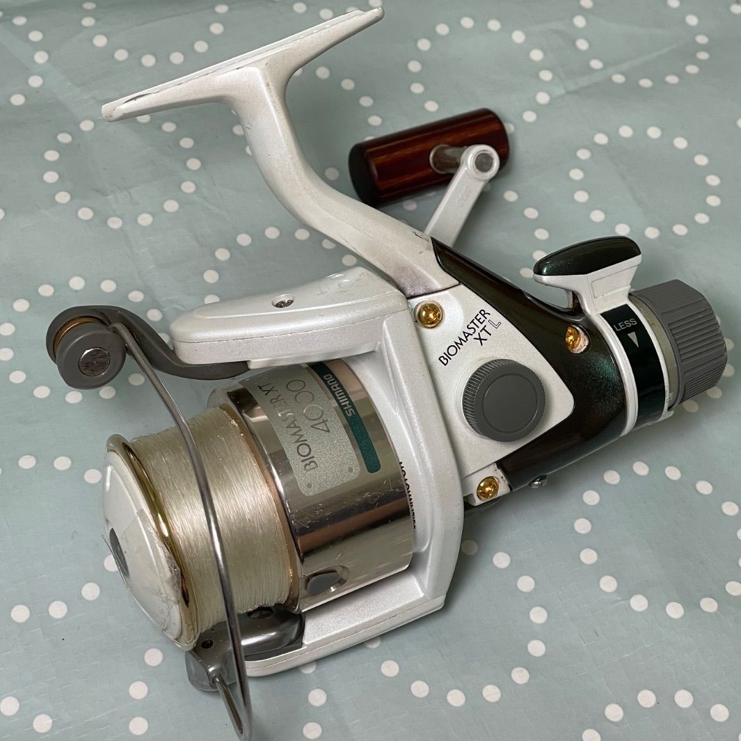 当時物 美品】シマノ バイオマスター XT 4000 JAPAN製 スピニング