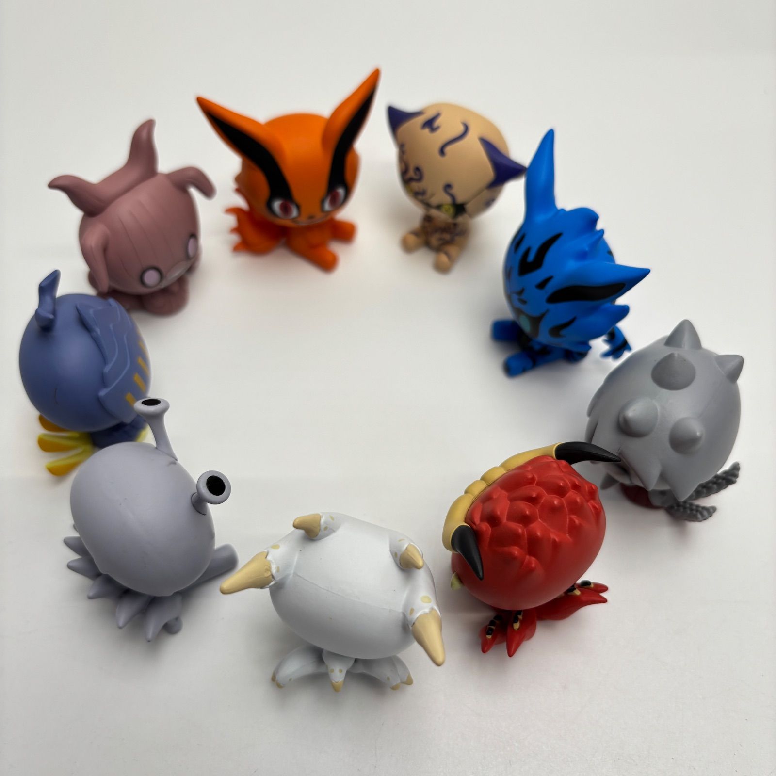一番くじ ナルト 尾獣　ちょこのっこ　9体セット ナルト 尾獣 9体セット ちょこのっこフィギュア 一番くじ E賞 - メルカリ