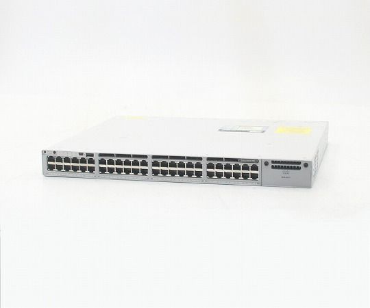 Cisco Catalyst C9300-48U 48ポート1000BASE-T UPoE対応 ポートごとに60W給電可能 筐体ファン取っ手部分割れ ライセンス不明 中古