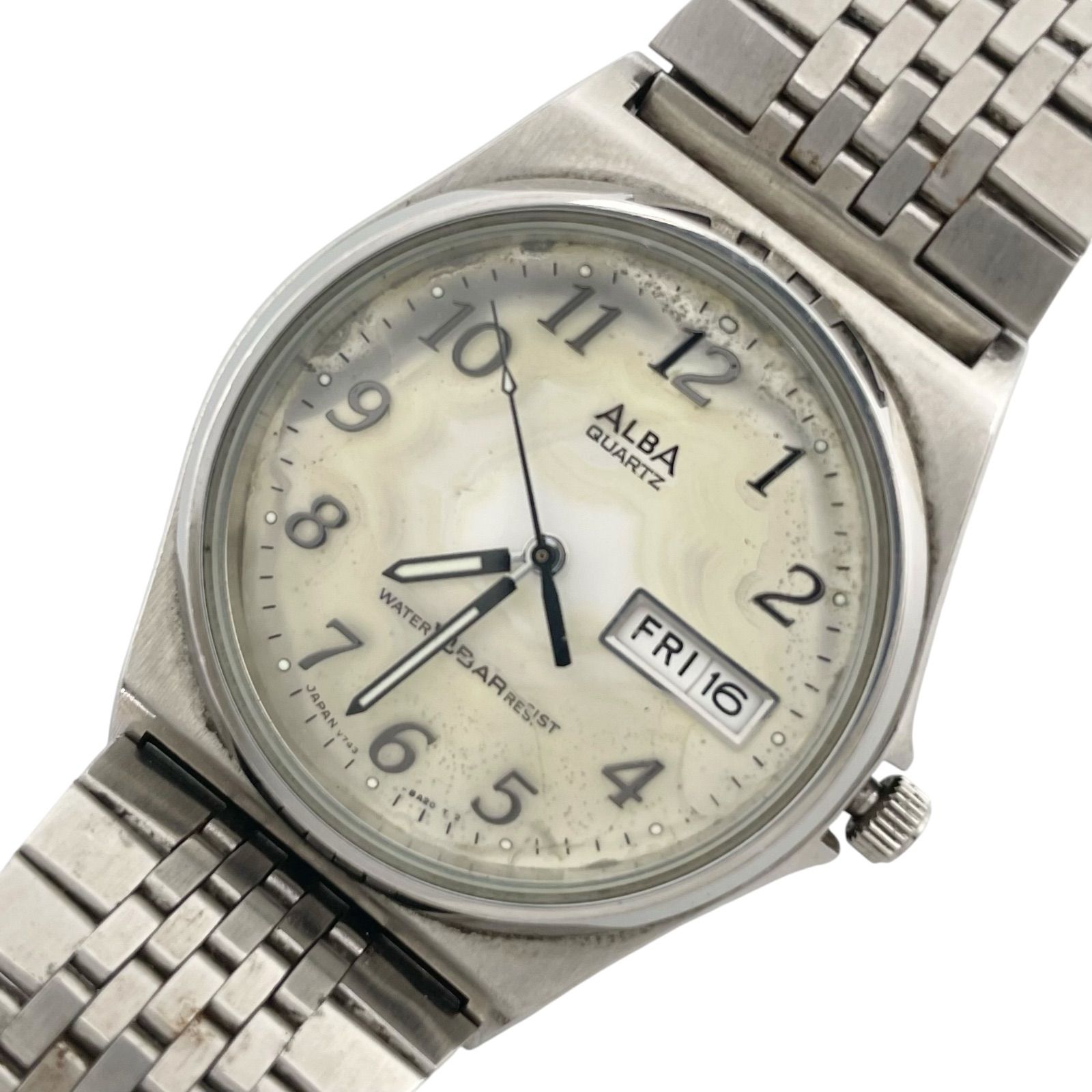 稼働/新品電池 セイコー SEIKO アルバ 腕時計 クォーツ ALBA アナログ