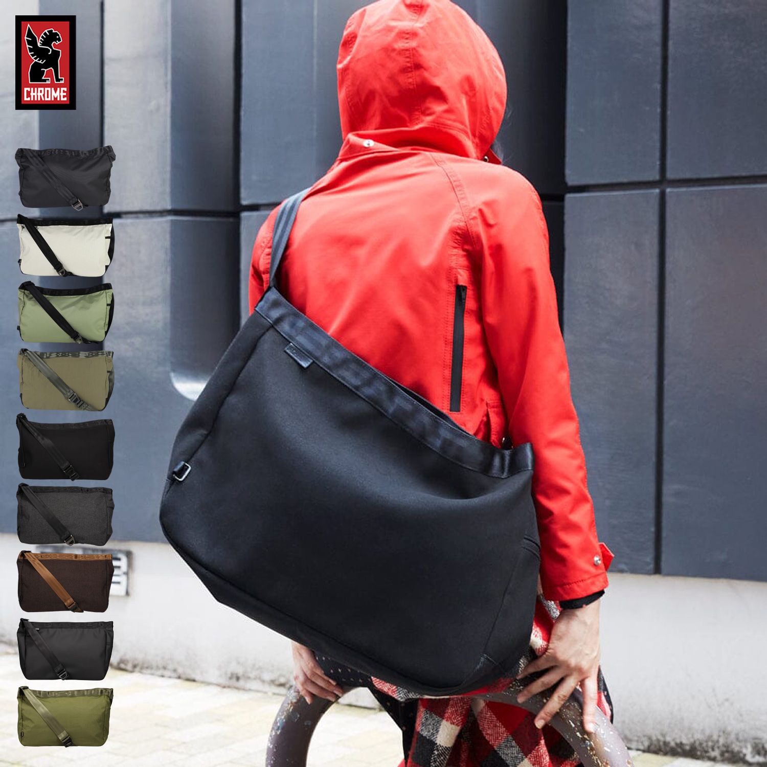 クローム CHROME ショルダーバッグ メッセンジャー メンズ レディース 26L 耐水 MESSENGER JP197