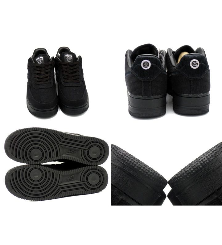 ナイキ NIKE × ステューシー STUSSY 【 AIR FORCE 1 LOW Triple Black