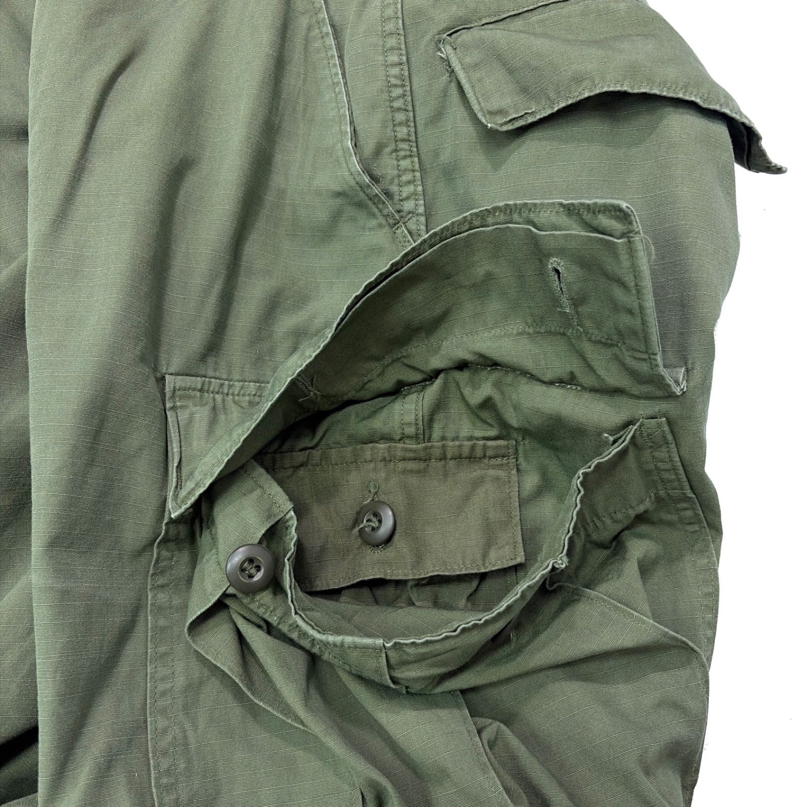 リサイズ 60s US ARMY 米軍 ジャングルファティーグ パンツ リップス