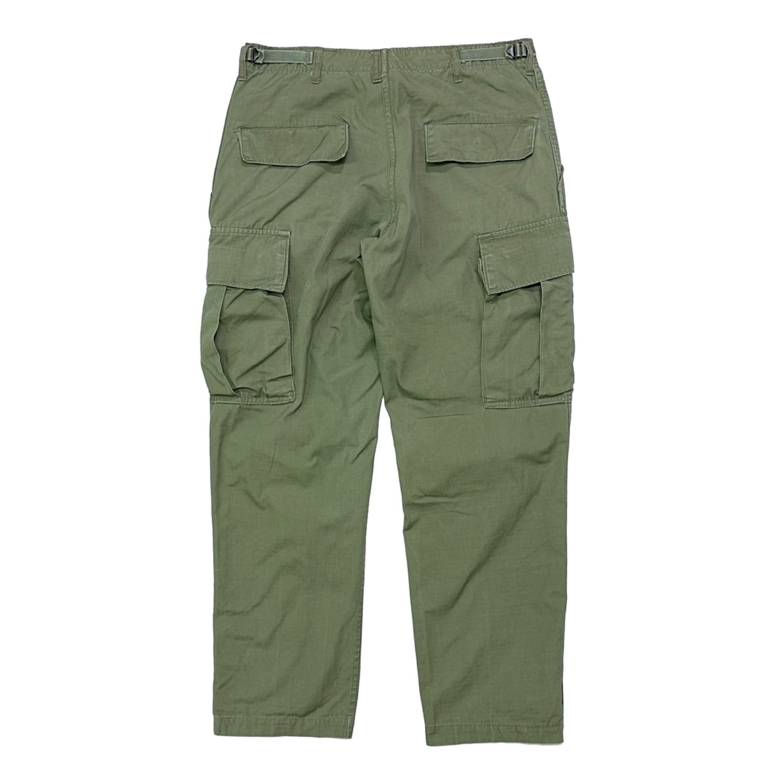 古着 60s US ARMY ジャングルファティーグパンツ リップストップ 実物 リサイズ 60s US ARMY 米軍 ジャングルファティーグ パンツ リップス