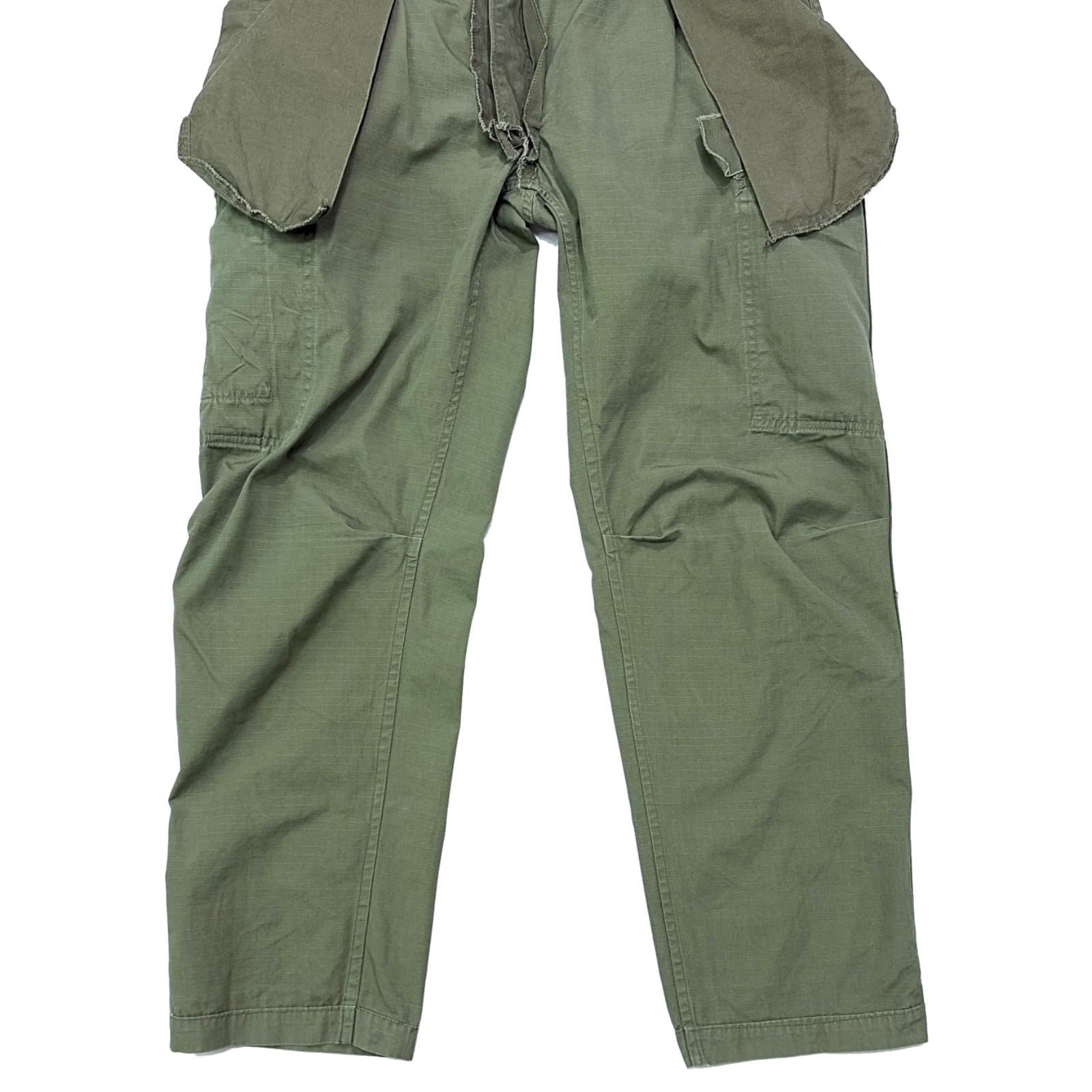 古着 60s US ARMY ジャングルファティーグパンツ リップストップ 実物 リサイズ 60s US ARMY 米軍 ジャングルファティーグ パンツ リップス