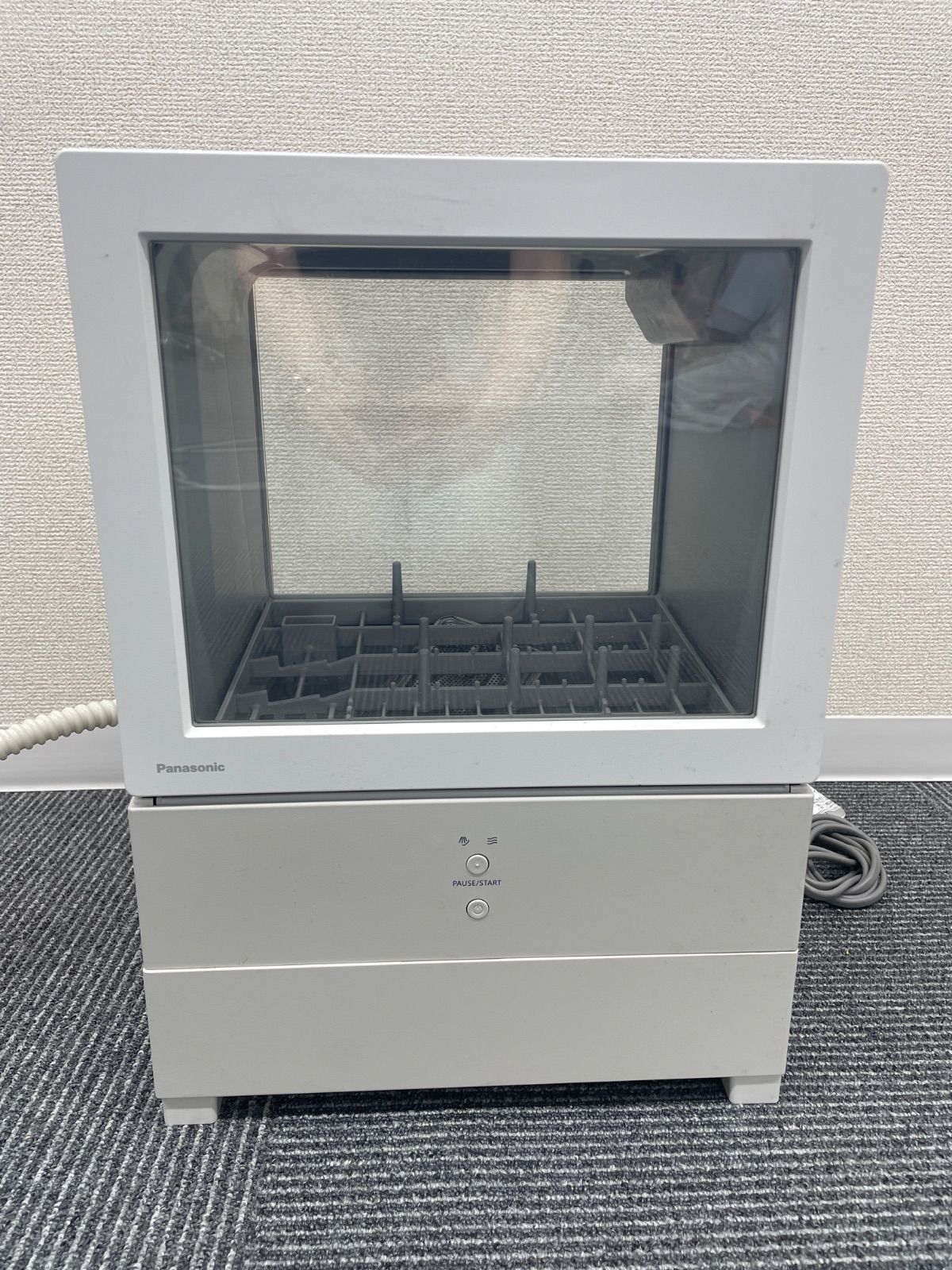 ！【通電確認済・動作未確認】パナソニック Panasonic パーソナル食洗機 SOLOTA NP-TML1-W ホワイト 白 工事不要 食洗機【電化製品1】【15】