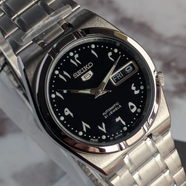 OH済 稼働品 SEIKO セイコー5 自動巻き 10s 希少黒文字盤 アラビア OH済 稼働品 SEIKO セイコー5 自動巻き 10s 希少黒文字盤 アラビア数字