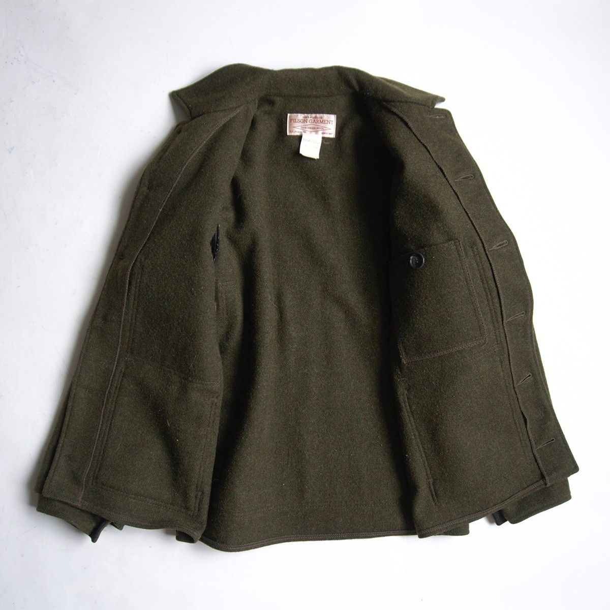美品】FILSON【ダブルマッキーノ クルーザー ジャケット】36 カーキ