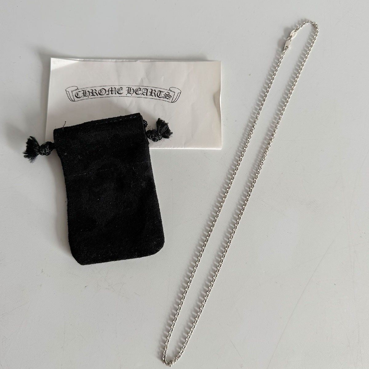 最高級】CHROME HEARTS【ROLL CHAIN 20インチ】 ロールチェーン