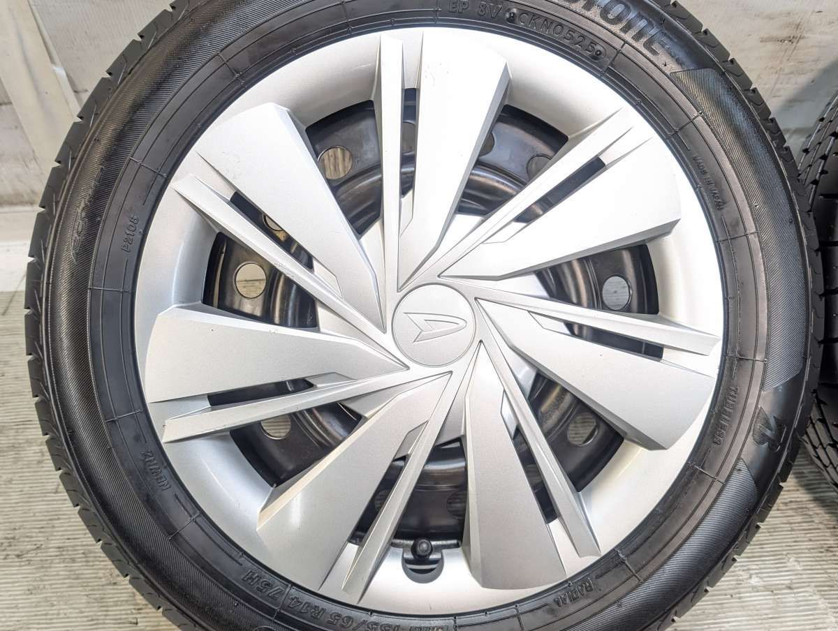 155/65R14 ブリヂストン NEWNO ダイハツ純正 14x4.5 100-4穴 中古