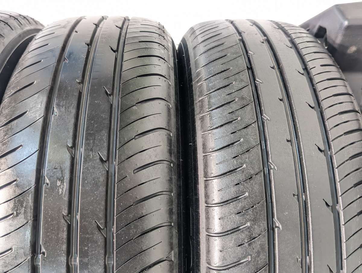 185/65R15 トーヨータイヤ ナノエナジー J67 トヨタ純正 S4 15x6.0 100-4穴 中古タイヤ サマータイヤ ホイールセット 4本セット s15260526014